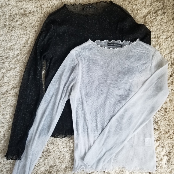 Brandy Melville Tops - Brandy Melville sheer tops